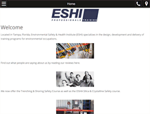 Tablet Screenshot of eshi.com
